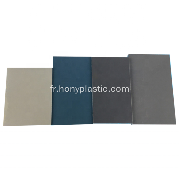 Plaque en PVC rigide gris gris tige en PVC